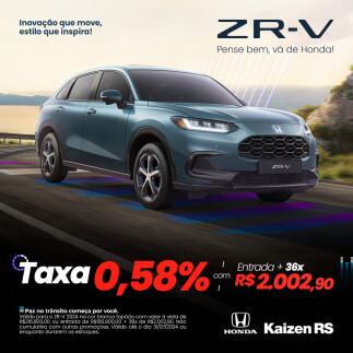 Honda ZR-V com Taxa 0,58%