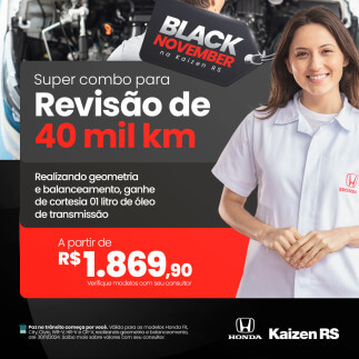 Black November - Revisão de 40 mil km